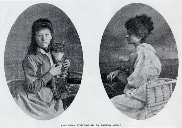 Portraits by the Burntisland photographer, Andrew Young. These featured in an article in 'The Practical Photographer', December 1895.