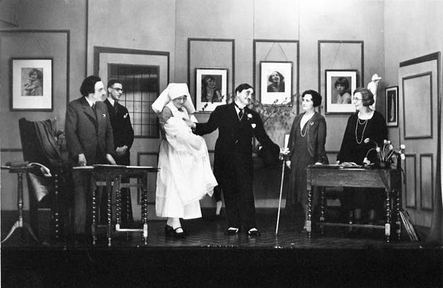 A scene from a play performed at the PPA Congress in 1930