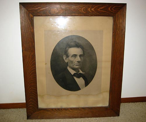 Carbon Print by A W Elson of Boston - Abraham Lincoln