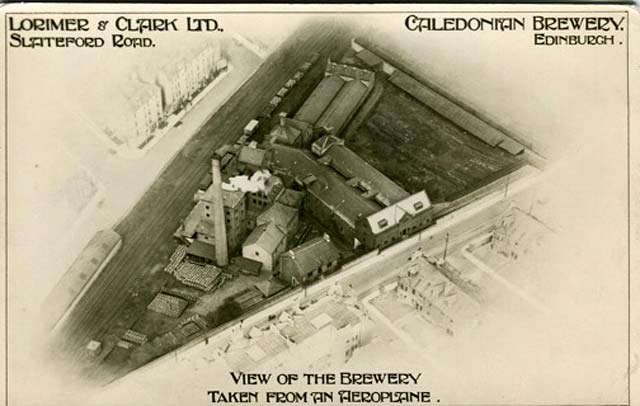 Aerial Photos Ltd  -  Lorimer & Clark Brewery, Slateford Road, Edinburgh