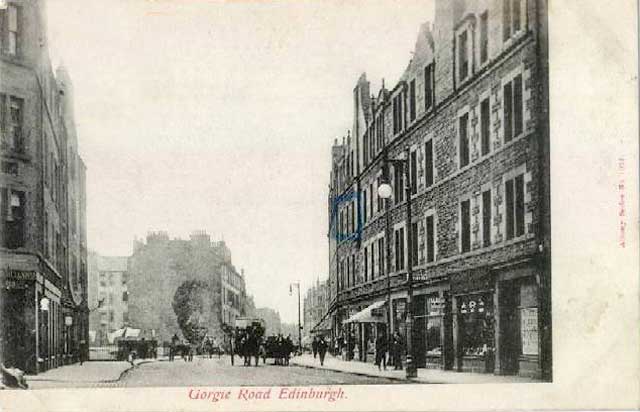 Albany Series Postcard  -  Gorgie Road, Edinburgh