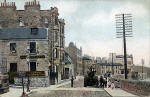 Postcard  in the Albany Series  -  Looking along Starbank Road towards Trinity Crescent