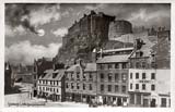 Castle from Grassmarket  -  Post Card  -  Alex Anderson