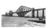 Postcard published by Alex G Anderson  -  The Forth Rail Bridge, possibly soon after construction in 1890