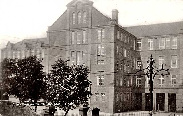 A postcard from Anderson, North Junction Street, Leith  -  David Kilpatrick School