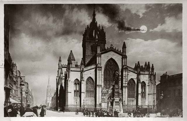 St Giles Cathedral  -  post card  -  Alex G Anderson