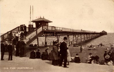 Postcard by the Art Publishing Co  -  Portobello Pier