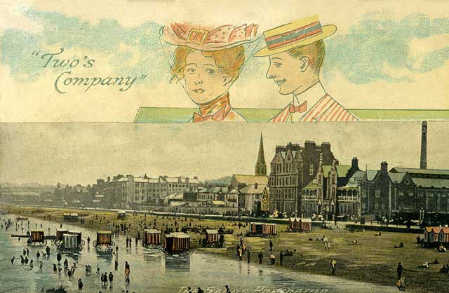 Postcard by the Art Publishing Co  -  Portobello Pier