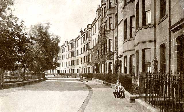 Posrcard by EM Bell, Stationer   -   Craighall Crescent, Edinburgh