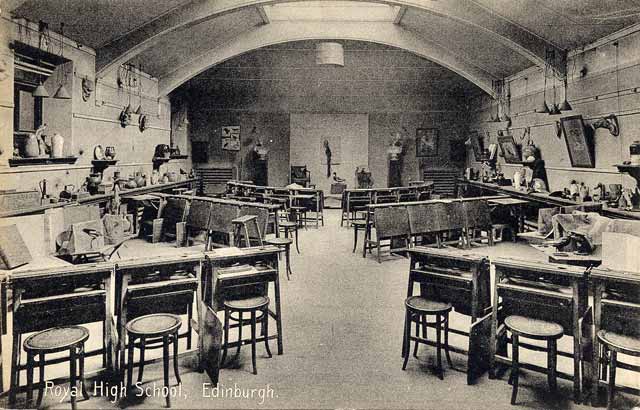 Postcard by PA Buchanan & Co  -  St Hilda's School, Liberton  -  Dining Room, Junior House