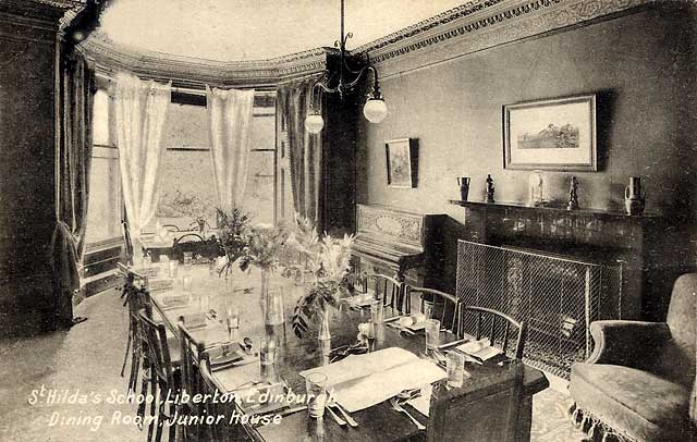 Postcard by PA Buchanan & Co  -  St Hilda's School, Liberton  -  Dining Room, Junior House