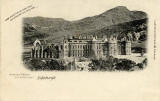 Postcard  -  Castle Series  -  Holyrood Palace and Arthur Seat