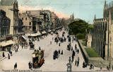 Postcard  -  Castle Series  -  Princes Street, West End