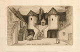 Postcard  -  Castle Series  - Real Etching, AW - White Horse Close