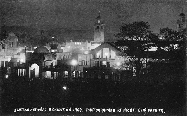 Postcard by Durie Brown - Scottish National Exhibition 1908 - Saughton Park, Edinburgh