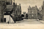 Post card by Hartmann  -  Abbey Strand, looking towards Holyrood Abbey and Palace