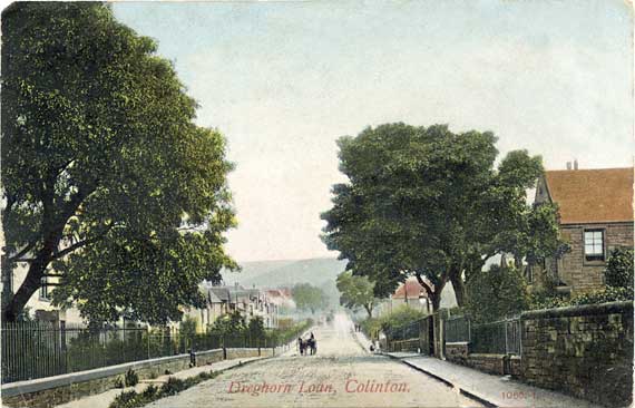 A Hartmann postcard  -  Dreghorn Loan, Colinton