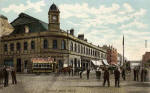 Hartmann postcard  -   Leith  -  The Foot of the Walk  -  looking south