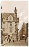John Knox House and Well in the Royla Mile, Edinburgh  -  A Postcard by W J Hay in the 'Knox Series'