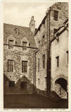Postcard by Francis Caird Inglis  - Huntly House, Canongate, Edinburgh  -  View from the South