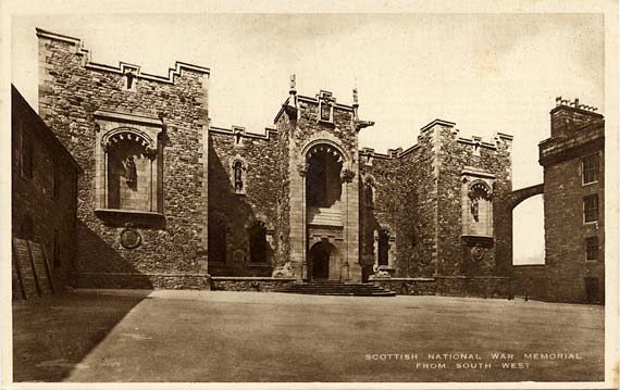 Postcard by Francis Caird Inglis  - The Scottish National War Memorial at Edinburgh Castle  -  The Cameron Highlanders' Memorial