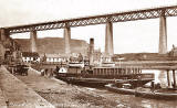 The Queensferry Passage:  The ferry boat, 'Woolwich' at  North Queensferry  -  A postcard in JM & Co Ltd's Caledonia Series, posted in 1914.