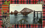 Enlargement of a J M Postcard  -  Caledonia Series  -  The Forth Bridge