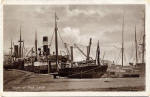 J M Postcard  -  Caledonia Series  -  Leith Imperial Dock