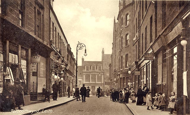 J M Postcard  -  Leith, Tolbooth Wynd