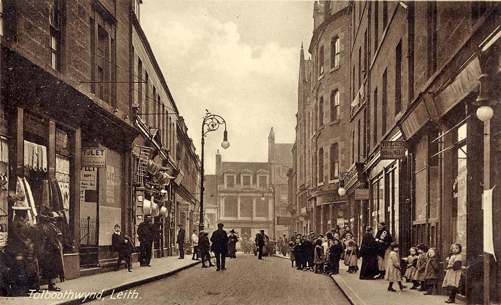 J M Postcard  -  Leith, Tolbooth Wynd