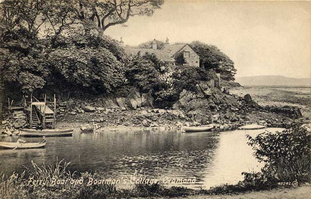 Postcard published by John R Russel of Edinburgh (JRRE)  -  Cramond Ferry