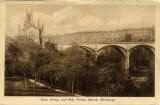 Postcard published by John R Russel of Edinburgh (JRRE)  -  Holy Trinity Church, Dean Bridge