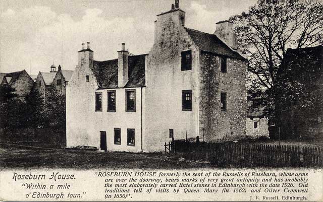 Postcard published by John R Russel of Edinburgh (JRRE)  -  Calton Jail