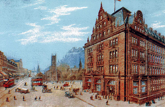 Postcard by an unidentified publisher - Lutton Place