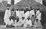 Postcard by John A McCulloch, Edinburgh  -  A Group of Women in the Senegalese Village at the Scottish National Exhibition, 1908