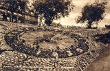 National Postcard  -  Floral Clock in Princes Street Gardens  -  1937