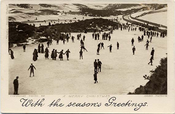 Postcard  -  James Patrick  -  Castle Series  -  A Merry Christmas
