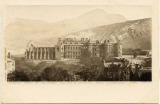 Postcards  -  James Patrick  -  Castle Series  -  Holyrood Palace and Arthur's Seat
