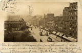 Postcard  -  James Patrick  -  Castle Series  -  Princes Street, Edinburgh, looking west