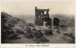 Postcard published by Pelham  -  The ruins of St Anthony's Chapel in Holyrood Park