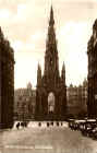 Post Card - The Scott Monument in Princes Street - PPC Philco Series