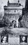 Postcard by Reginald P Phillimore  -  Argyle Tower at the entrance to Edinburgh Castle