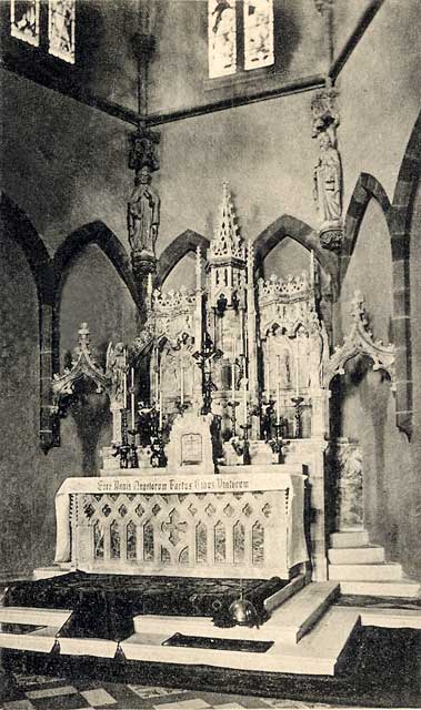 Postcard publlished by PTA  -  The High ALtar, St Margaret's Convent, Edinburgh