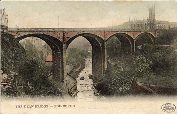 PWM Vello Series postcard - Dean Bridge