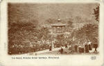 Postcard  -  P W & M Velco series  -  Bandstand in Princes Street Gardens