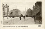 Postcard in P W & M Vello Series  -  Register House, Calton Hill and GPO