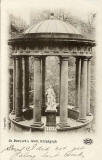 St Bernard's Well beside the Water of Leith  -   Black and white Postcard in PWM Vello Series