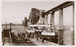 The Forth Rail Bridge and the ferry boat,Queen Margaret, on the Queensferry Passage at South Queensferry