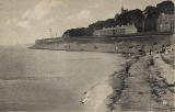 Postcard by W Smith, Goldenacre  -  Looking to Lower Granton Road from Granton Beach