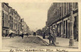 Postcard by W Smith, Goldenacre, Edinburgh  -  Looking to the south down Inverleith Row from Goldenacre